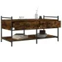 Mesa de centro madera de ingeniería roble ahumado 99x50x50 cm by , Coffee table - Ref: Foro24-833962, Price: 70,57 €, Discoun...