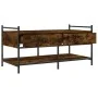 Mesa de centro madera de ingeniería roble ahumado 99x50x50 cm by , Coffee table - Ref: Foro24-833962, Price: 70,57 €, Discoun...