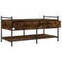 Mesa de centro madera de ingeniería roble ahumado 99x50x50 cm by , Coffee table - Ref: Foro24-833962, Price: 71,44 €, Discoun...