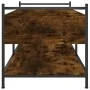 Mesa de centro madera de ingeniería roble ahumado 99x50x50 cm by , Coffee table - Ref: Foro24-833962, Price: 70,57 €, Discoun...