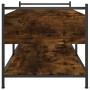 Mesa de centro madera de ingeniería roble ahumado 99x50x50 cm by , Coffee table - Ref: Foro24-833962, Price: 71,44 €, Discoun...