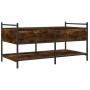Mesa de centro madera de ingeniería roble ahumado 99x50x50 cm by , Coffee table - Ref: Foro24-833962, Price: 71,44 €, Discoun...