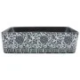 Lavabo de encimera rectangular cerámica negro azul 46x35,5x13cm by , Sinks - Ref: Foro24-155071, Price: 131,41 €, Discount: %