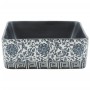 Lavabo de encimera rectangular cerámica negro azul 46x35,5x13cm by , Sinks - Ref: Foro24-155071, Price: 133,83 €, Discount: %