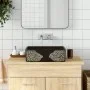 Lavabo sobre encimera rectangular cerámica negro 46x35,5x13 cm by , Sinks - Ref: Foro24-155073, Price: 102,98 €, Discount: %