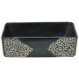 Lavabo sobre encimera rectangular cerámica negro 46x35,5x13 cm by , Sinks - Ref: Foro24-155073, Price: 107,21 €, Discount: %