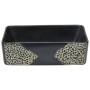 Aufsatzwaschbecken aus rechteckiger schwarzer Keramik 46x35,5x13 cm. von , Sinkt - Ref: Foro24-155073, Preis: 107,21 €, Rabat...