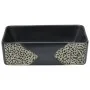 Lavabo sobre encimera rectangular cerámica negro 46x35,5x13 cm by , Sinks - Ref: Foro24-155073, Price: 102,98 €, Discount: %