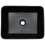 Lavabo sobre encimera rectangular cerámica negro 46x35,5x13 cm by , Sinks - Ref: Foro24-155073, Price: 102,98 €, Discount: %