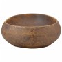 Lavabo sobre encimera ovalado cerámica marrón 59x40x15 cm de , Lavabos - Ref: Foro24-155084, Precio: 189,92 €, Descuento: %