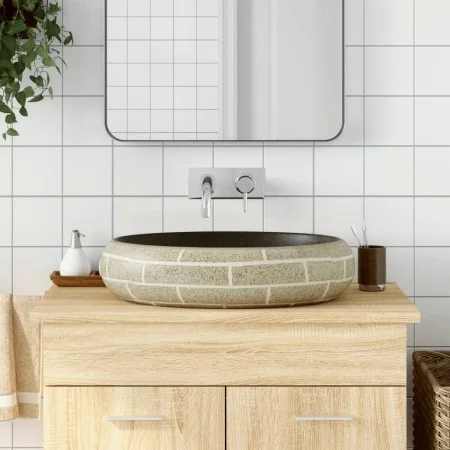 Lavabo sobre encimera ovalado cerámica multicolor 59x40x15 cm by , Sinks - Ref: Foro24-155090, Price: 110,56 €, Discount: %