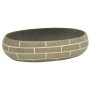 Ovale Aufsatzwaschbecken aus mehrfarbiger Keramik 59x40x15 cm. von , Sinkt - Ref: Foro24-155090, Preis: 111,93 €, Rabatt: %