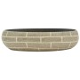 Ovale Aufsatzwaschbecken aus mehrfarbiger Keramik 59x40x15 cm. von , Sinkt - Ref: Foro24-155090, Preis: 111,93 €, Rabatt: %