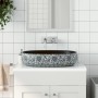Lavabo sobre encimera ovalado cerámica negro y azul 59x40x14 cm by , Sinks - Ref: Foro24-155115, Price: 161,57 €, Discount: %
