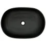 Lavabo sobre encimera ovalado cerámica negro y azul 59x40x14 cm by , Sinks - Ref: Foro24-155115, Price: 142,57 €, Discount: %