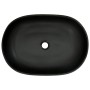 Ovale Aufsatzwaschbecken aus schwarz-blauer Keramik 59x40x14 cm. von , Sinkt - Ref: Foro24-155115, Preis: 161,57 €, Rabatt: %