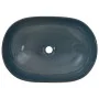 Lavabo sobre encimera ovalado cerámica arena y azul 59x40x14 cm by , Sinks - Ref: Foro24-155099, Price: 154,78 €, Discount: %