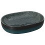 Lavabo sobre encimera ovalado cerámica turquesa 59x40x14 cm by , Sinks - Ref: Foro24-155101, Price: 167,14 €, Discount: %