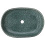 Lavabo sobre encimera ovalado cerámica turquesa 59x40x14 cm by , Sinks - Ref: Foro24-155101, Price: 167,14 €, Discount: %