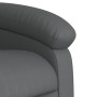 Sillón reclinable de cuero sintético gris by , Armchairs - Ref: Foro24-371716, Price: 197,63 €, Discount: %