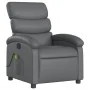 Massage-Sessel, verstellbar, aus grauem Kunstleder. von , Sessel - Ref: Foro24-371723, Preis: 200,15 €, Rabatt: %