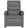 Sillón de masaje reclinable cuero sintético gris by , Armchairs - Ref: Foro24-371723, Price: 203,13 €, Discount: %