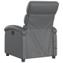 Sillón de masaje reclinable cuero sintético gris by , Armchairs - Ref: Foro24-371723, Price: 203,13 €, Discount: %