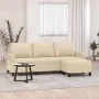 3-Sitzer-Sofa mit cremefarbenem Stoffhocker 180 cm von , Sofas - Ref: Foro24-3201039, Preis: 308,61 €, Rabatt: %