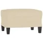 3-seater sofa with cream fabric ottoman 180 cm by , Sofas - Ref: Foro24-3201039, Price: 308,61 €, Discount: %