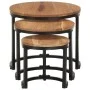 Set of 3 solid acacia wood side tables by , Side tables - Ref: Foro24-320687, Price: 112,40 €, Discount: %