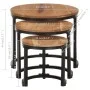 Set of 3 solid acacia wood side tables by , Side tables - Ref: Foro24-320687, Price: 112,40 €, Discount: %