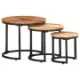 Set of 3 solid acacia wood side tables by , Side tables - Ref: Foro24-320687, Price: 112,40 €, Discount: %