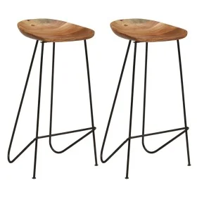 Kitchen stools, 2 units, solid acacia wood by , Kitchen stools - Ref: Foro24-247934, Price: 216,65 €, Discount: %