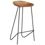 Kitchen stools, 2 units, solid acacia wood by , Kitchen stools - Ref: Foro24-247934, Price: 212,54 €, Discount: %