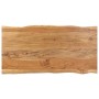 Massiver Esstisch aus Akazienholz 140x70x76 cm von , Küchen- und Esstische - Ref: Foro24-286478, Preis: 257,89 €, Rabatt: %