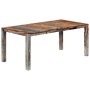 Solid gray sheesham wood dining table 180x90x76 cm by , Kitchen and dining tables - Ref: Foro24-248007, Price: 300,00 €, Disc...