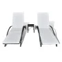 Sun loungers with a black synthetic rattan table by vidaXL, Loungers - Ref: Foro24-42491, Price: 318,30 €, Discount: %