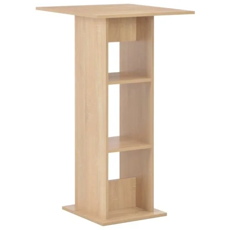 Tall bar table in oak color, 60x60x110 cm by , Kitchen and dining tables - Ref: Foro24-280207, Price: 85,55 €, Discount: %