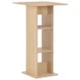 Tall bar table in oak color, 60x60x110 cm by , Kitchen and dining tables - Ref: Foro24-280207, Price: 85,55 €, Discount: %