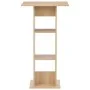 Tall bar table in oak color, 60x60x110 cm by , Kitchen and dining tables - Ref: Foro24-280207, Price: 85,55 €, Discount: %