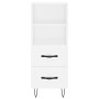 Hohes Sideboard Sperrholz weiß 34,5x34x180 cm von , Sideboards - Ref: Foro24-3199329, Preis: 108,98 €, Rabatt: %
