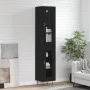 Black plywood sideboard 34.5x34x180 cm by , Sideboards - Ref: Foro24-3199458, Price: 99,62 €, Discount: %