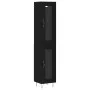 Black plywood sideboard 34.5x34x180 cm by , Sideboards - Ref: Foro24-3199458, Price: 99,62 €, Discount: %