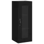 Black plywood sideboard 34.5x34x180 cm by , Sideboards - Ref: Foro24-3199458, Price: 99,62 €, Discount: %