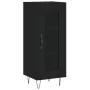 Black plywood sideboard 34.5x34x180 cm by , Sideboards - Ref: Foro24-3199458, Price: 99,62 €, Discount: %