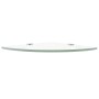 Corner shelf with chrome supports clear glass 35x35 cm by vidaXL, Shelves and shelves - Ref: Foro24-243853, Price: 20,09 €, D...