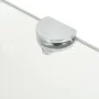 Corner shelf with chrome supports clear glass 35x35 cm by vidaXL, Shelves and shelves - Ref: Foro24-243853, Price: 19,70 €, D...