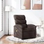 Sillón de masaje reclinable de tela marrón oscuro de , Sillones - Ref: Foro24-371706, Precio: 237,06 €, Descuento: %