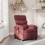 Verstellbarer Massagesessel aus burgunderrotem Stoff von , Sessel - Ref: Foro24-371704, Preis: 206,21 €, Rabatt: %