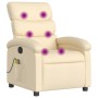 Verstellbarer Massagesessel aus cremefarbenem Stoff von , Sessel - Ref: Foro24-371710, Preis: 256,14 €, Rabatt: %